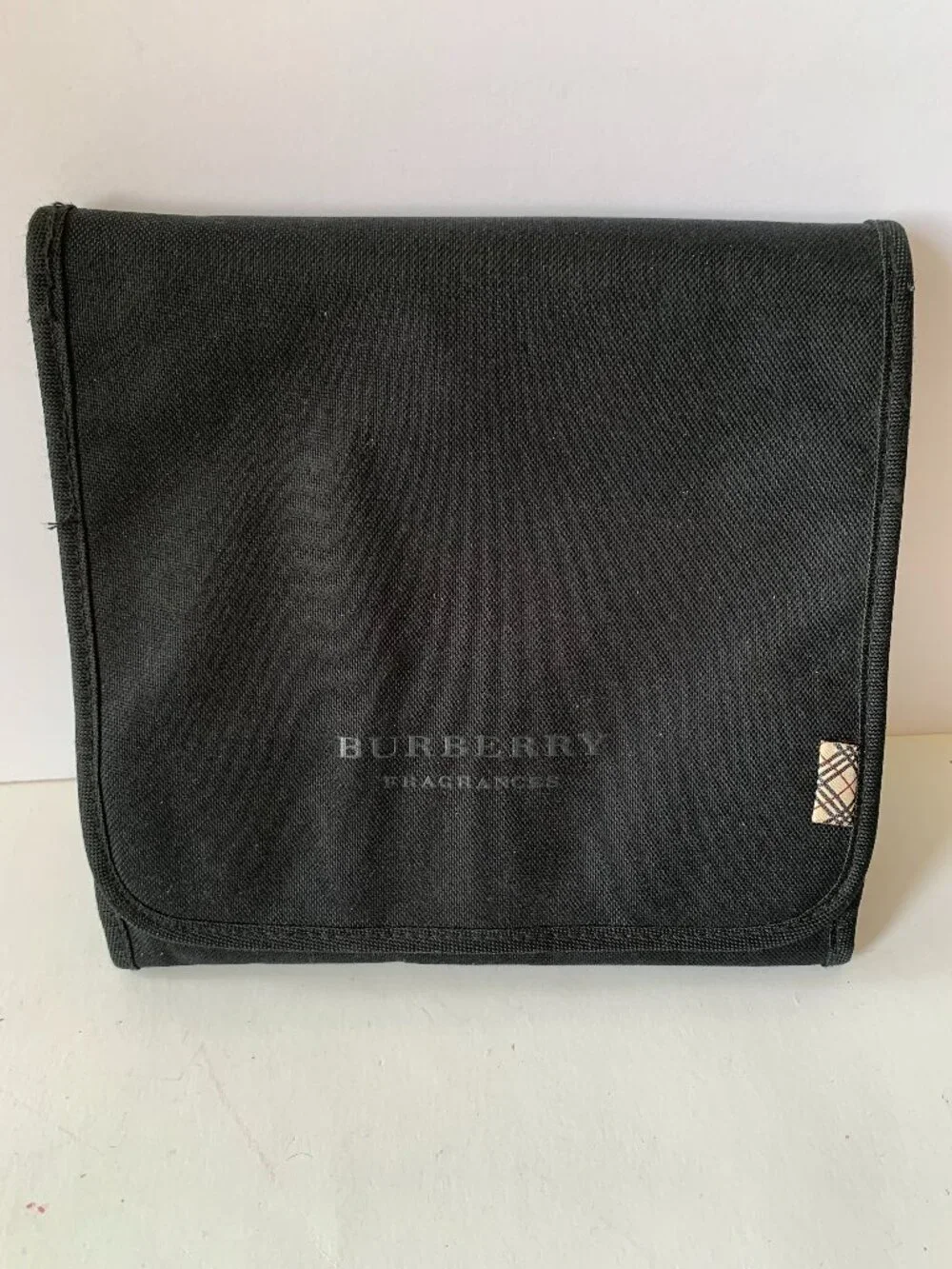 Burberry Fragrances Toiletry Travel Black Hanging Folding Compartment Bag - Picture 1 of 12